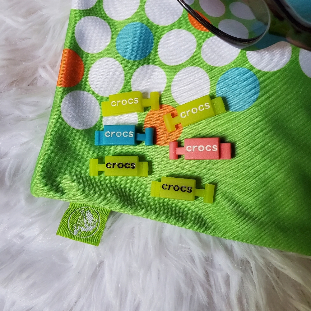 Crocs Sunglasses Purple Interchangeable Side Clips - image 4